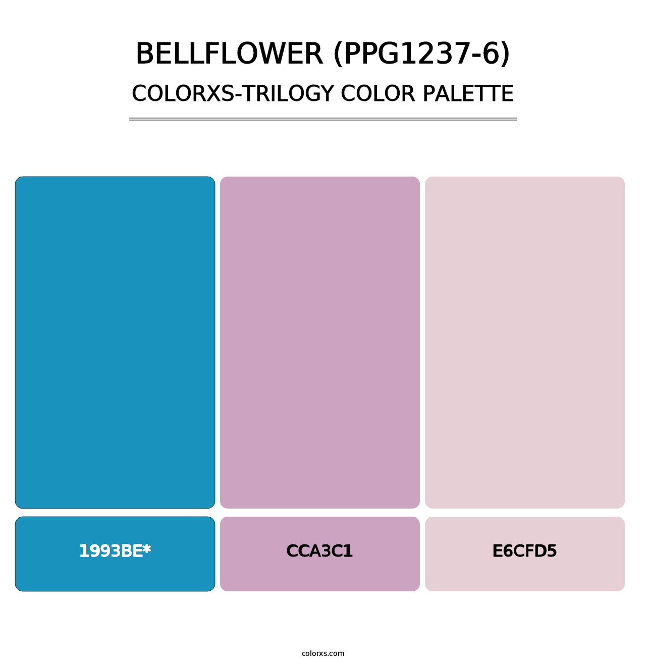 Bellflower (PPG1237-6) - Colorxs Trilogy Palette