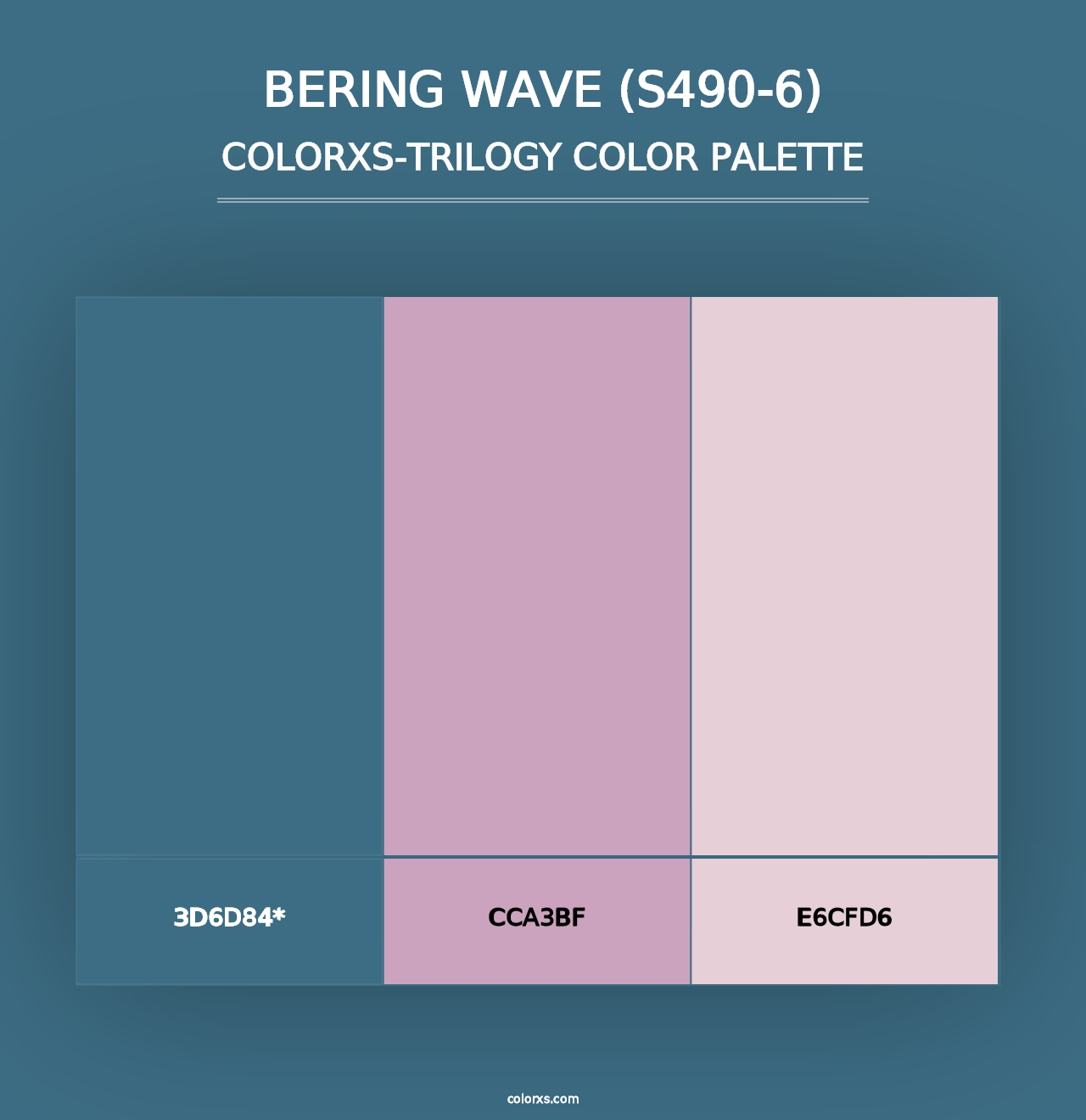 Bering Wave (S490-6) - Colorxs Trilogy Palette