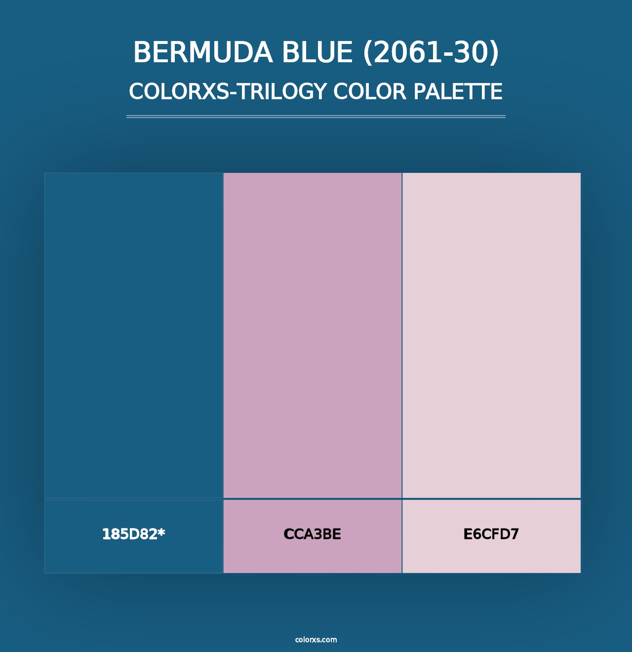 Bermuda Blue (2061-30) - Colorxs Trilogy Palette