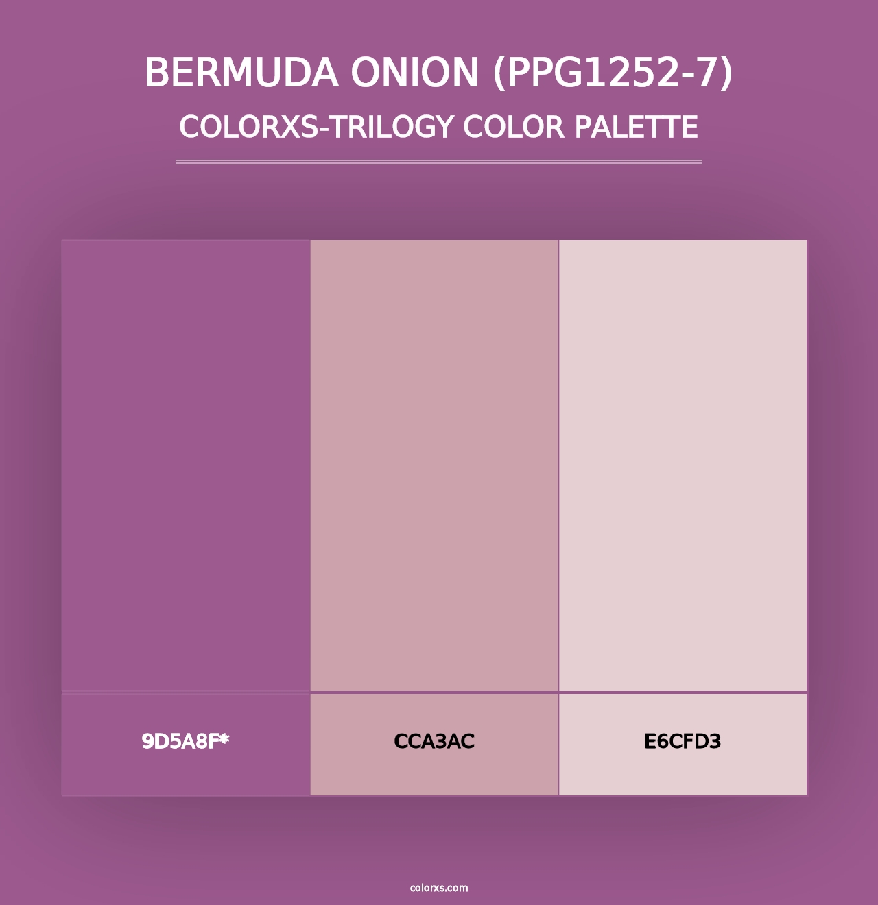 Bermuda Onion (PPG1252-7) - Colorxs Trilogy Palette