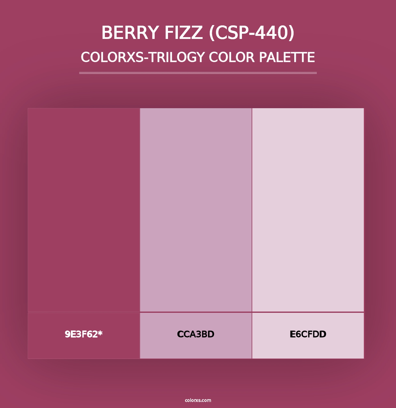 Berry Fizz (CSP-440) - Colorxs Trilogy Palette