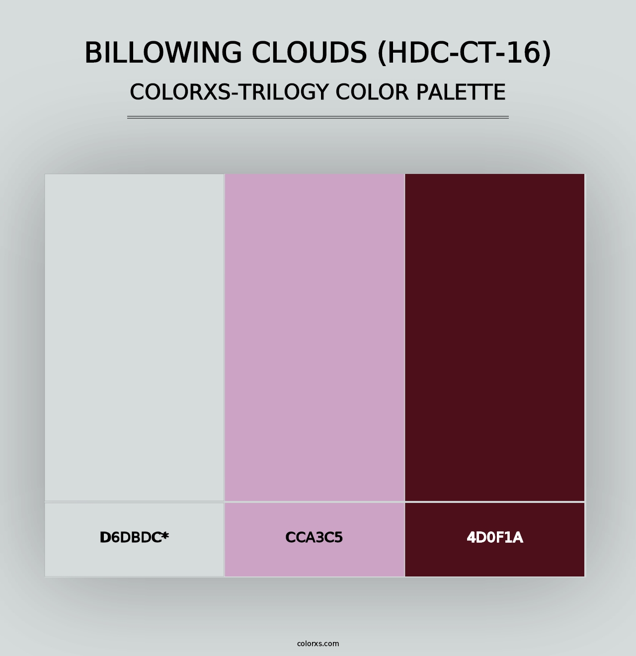 Billowing Clouds (HDC-CT-16) - Colorxs Trilogy Palette