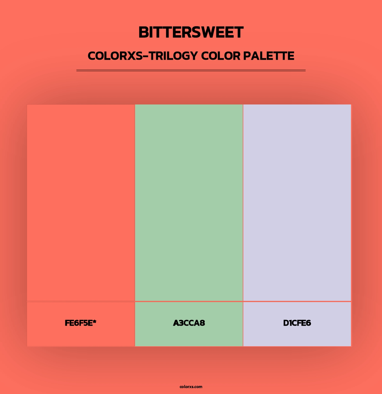 Bittersweet - Colorxs Trilogy Palette