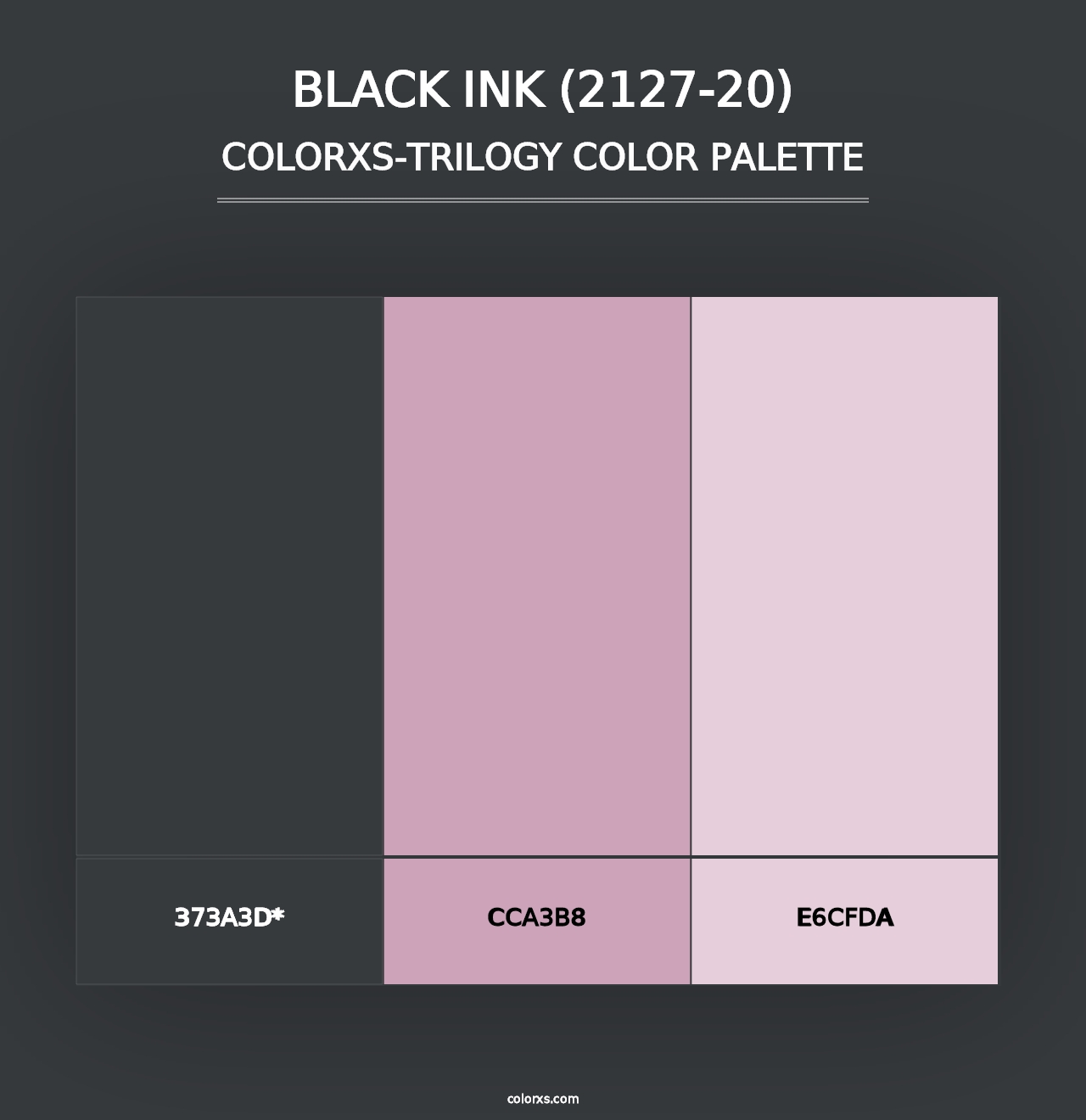 Black Ink (2127-20) - Colorxs Trilogy Palette