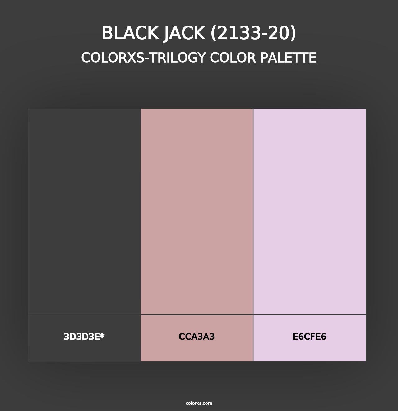 Black Jack (2133-20) - Colorxs Trilogy Palette