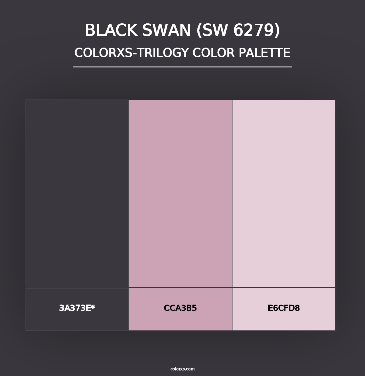 Black Swan (SW 6279) - Colorxs Trilogy Palette