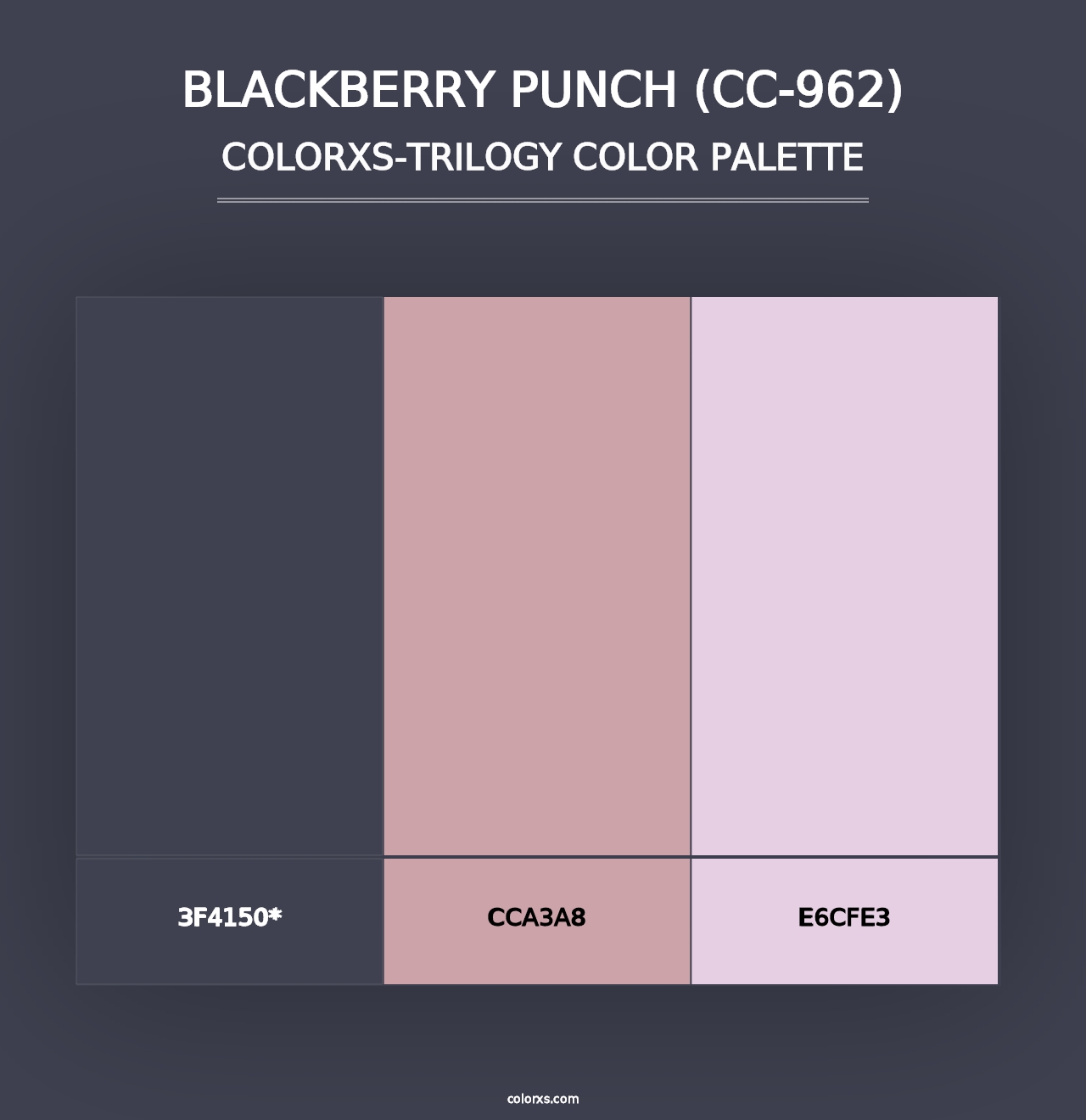 Blackberry Punch (CC-962) - Colorxs Trilogy Palette