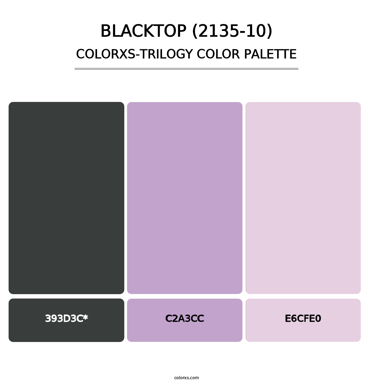 Blacktop (2135-10) - Colorxs Trilogy Palette