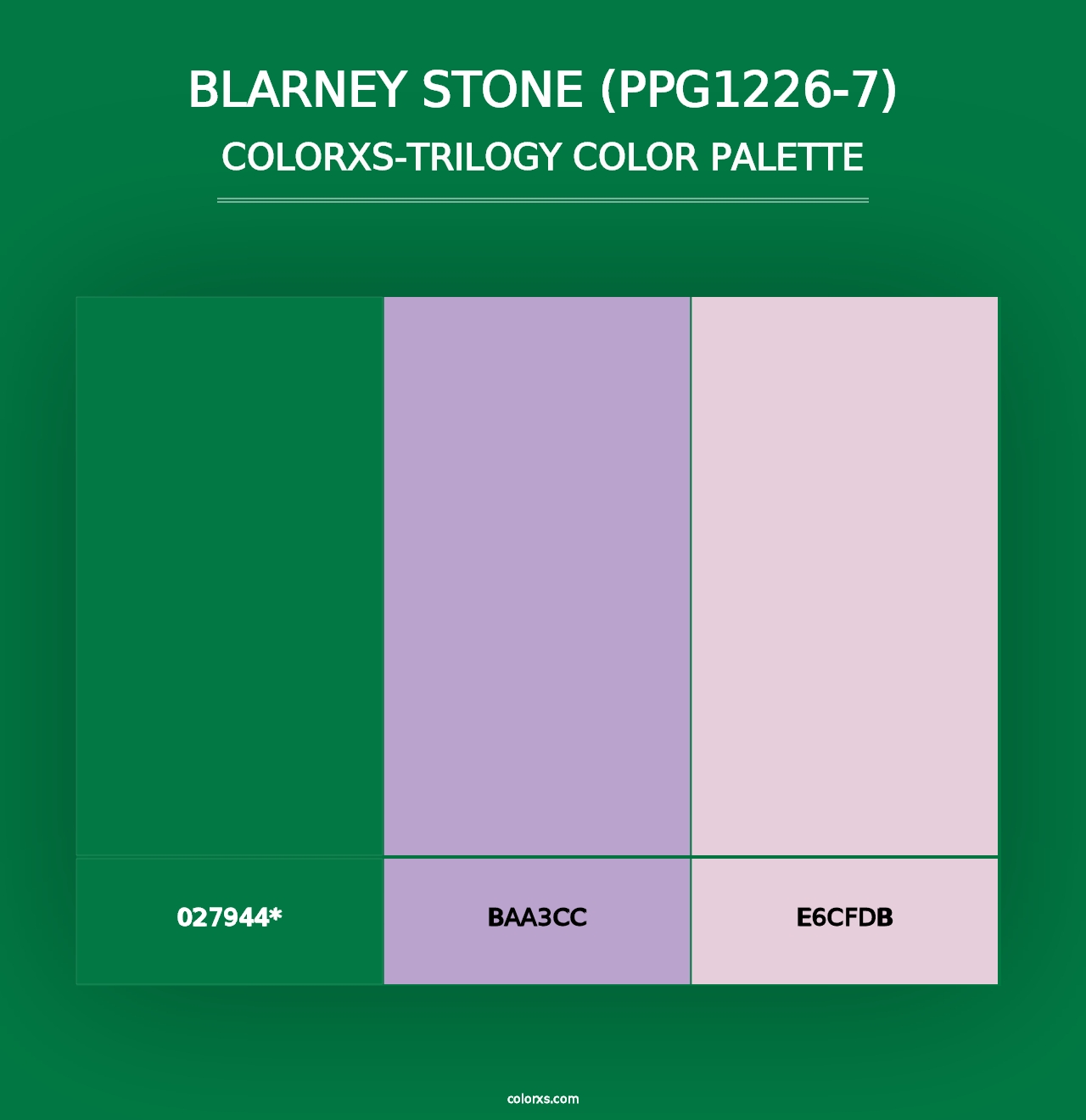 Blarney Stone (PPG1226-7) - Colorxs Trilogy Palette