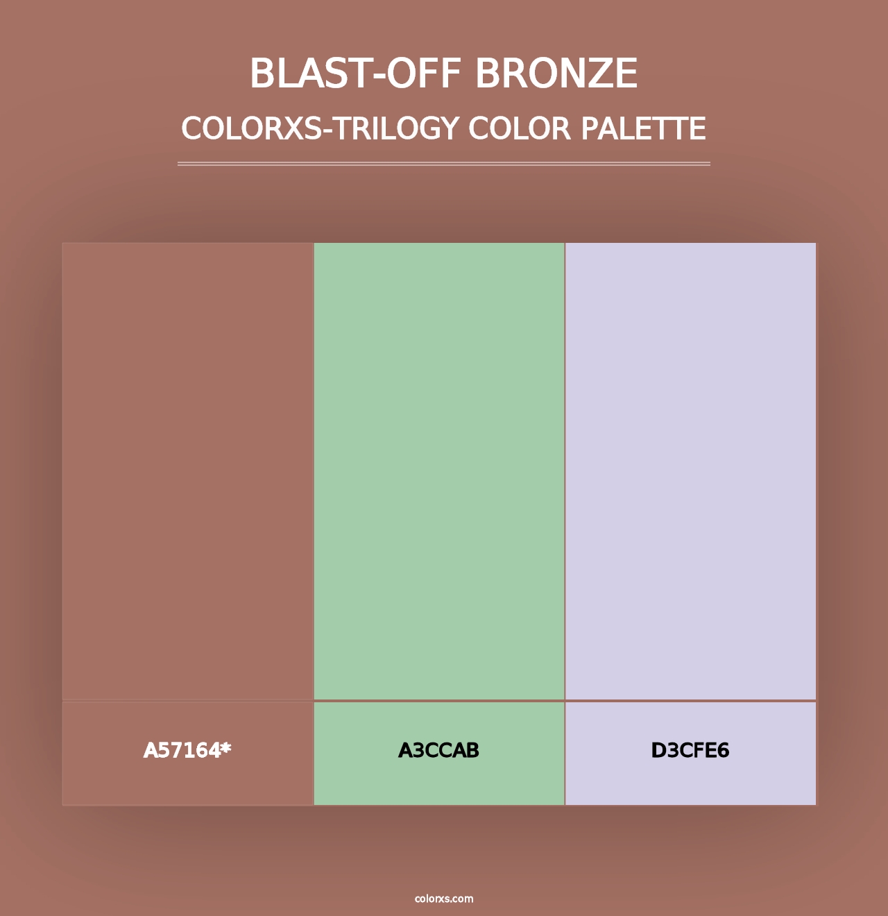 Blast-Off Bronze - Colorxs Trilogy Palette