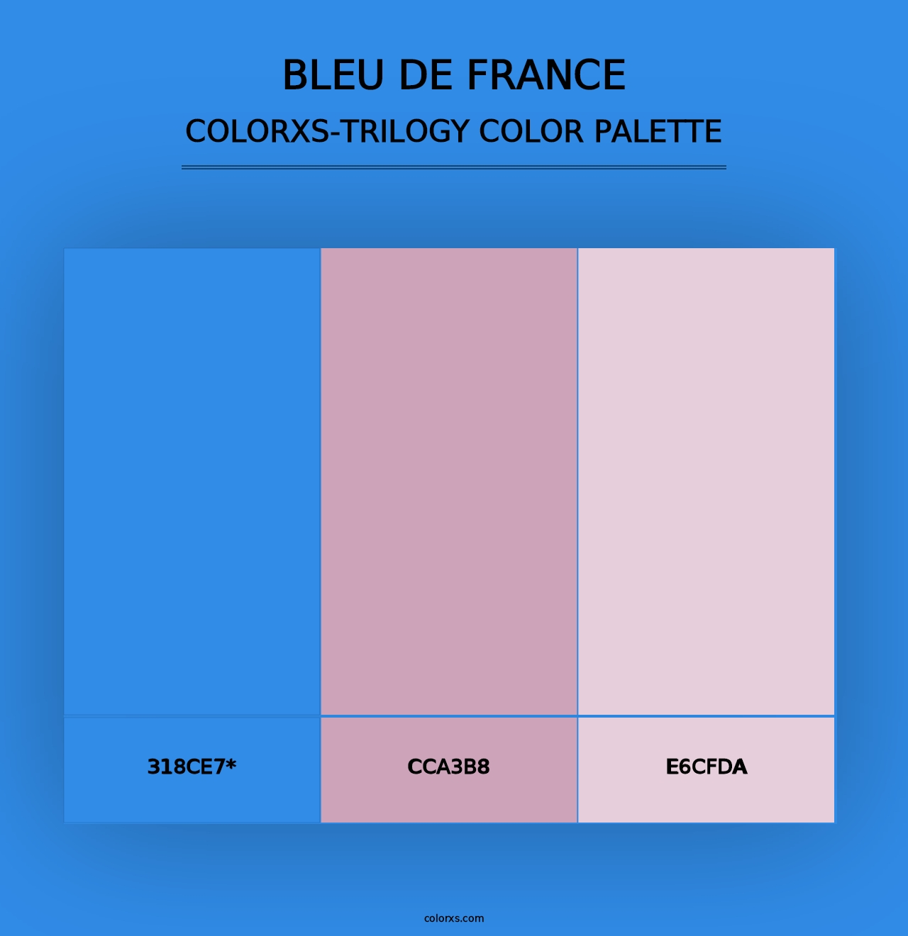 Bleu de France - Colorxs Trilogy Palette