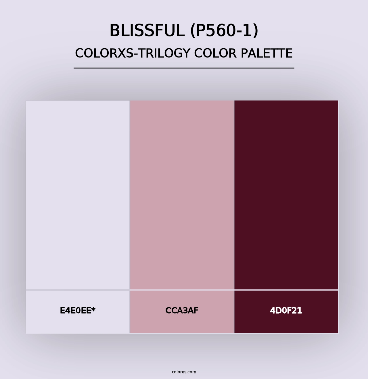 Blissful (P560-1) - Colorxs Trilogy Palette