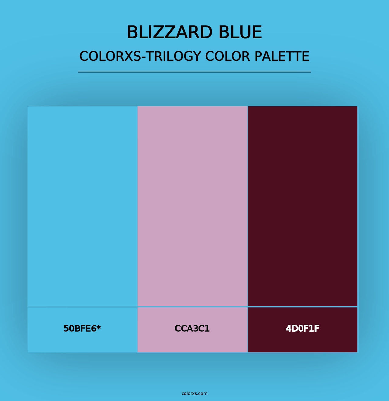 Blizzard Blue - Colorxs Trilogy Palette