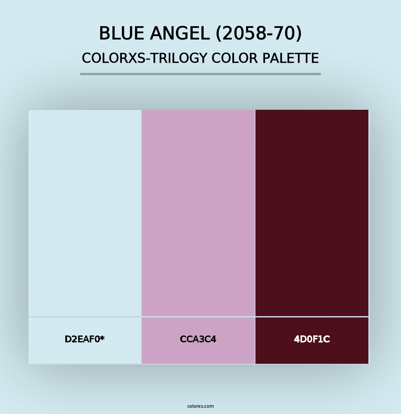 Blue Angel (2058-70) - Colorxs Trilogy Palette