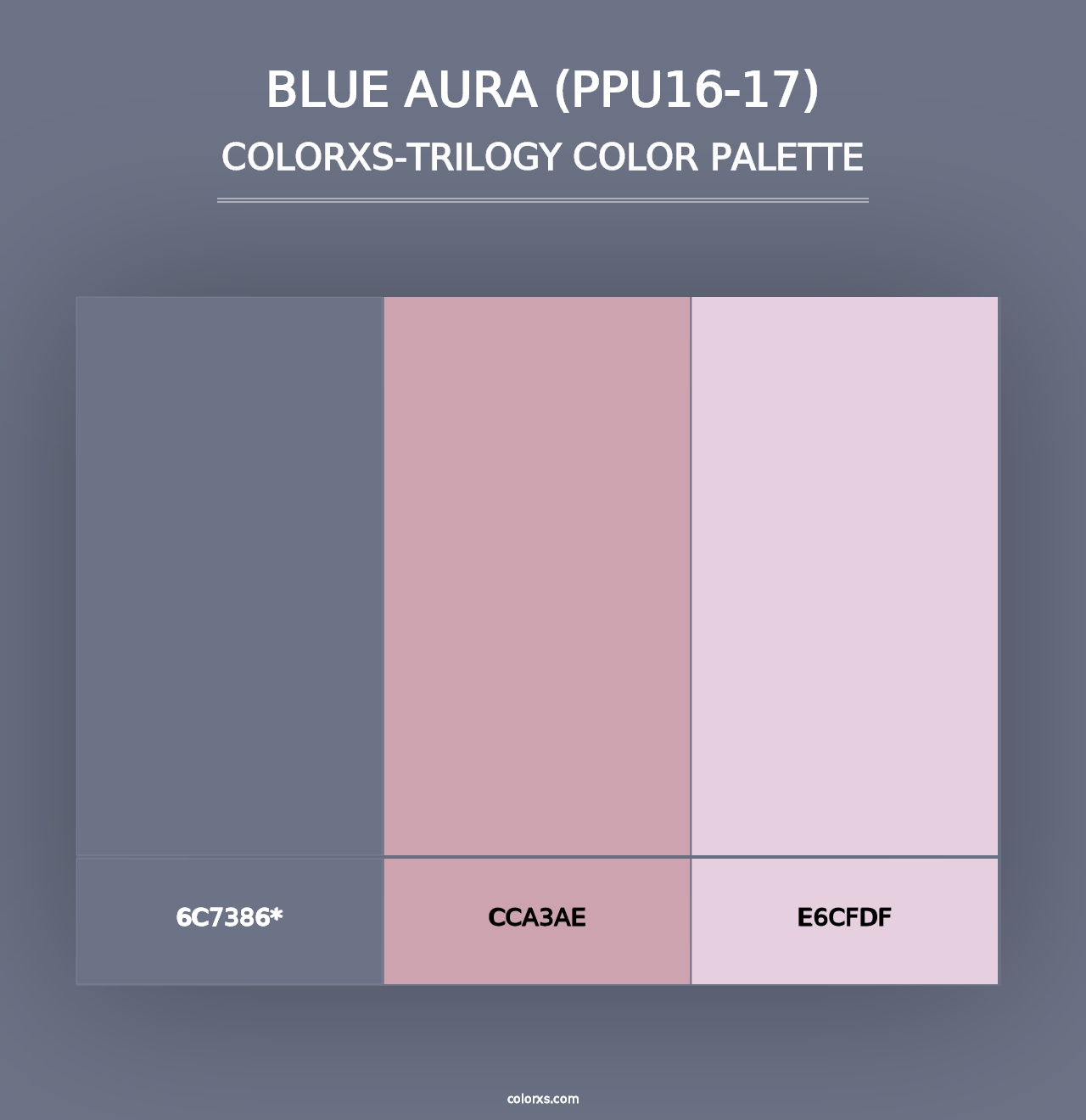 Blue Aura (PPU16-17) - Colorxs Trilogy Palette