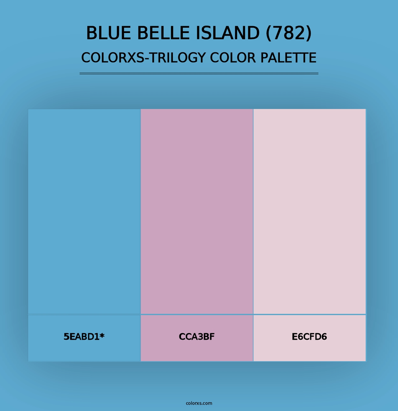 Blue Belle Island (782) - Colorxs Trilogy Palette