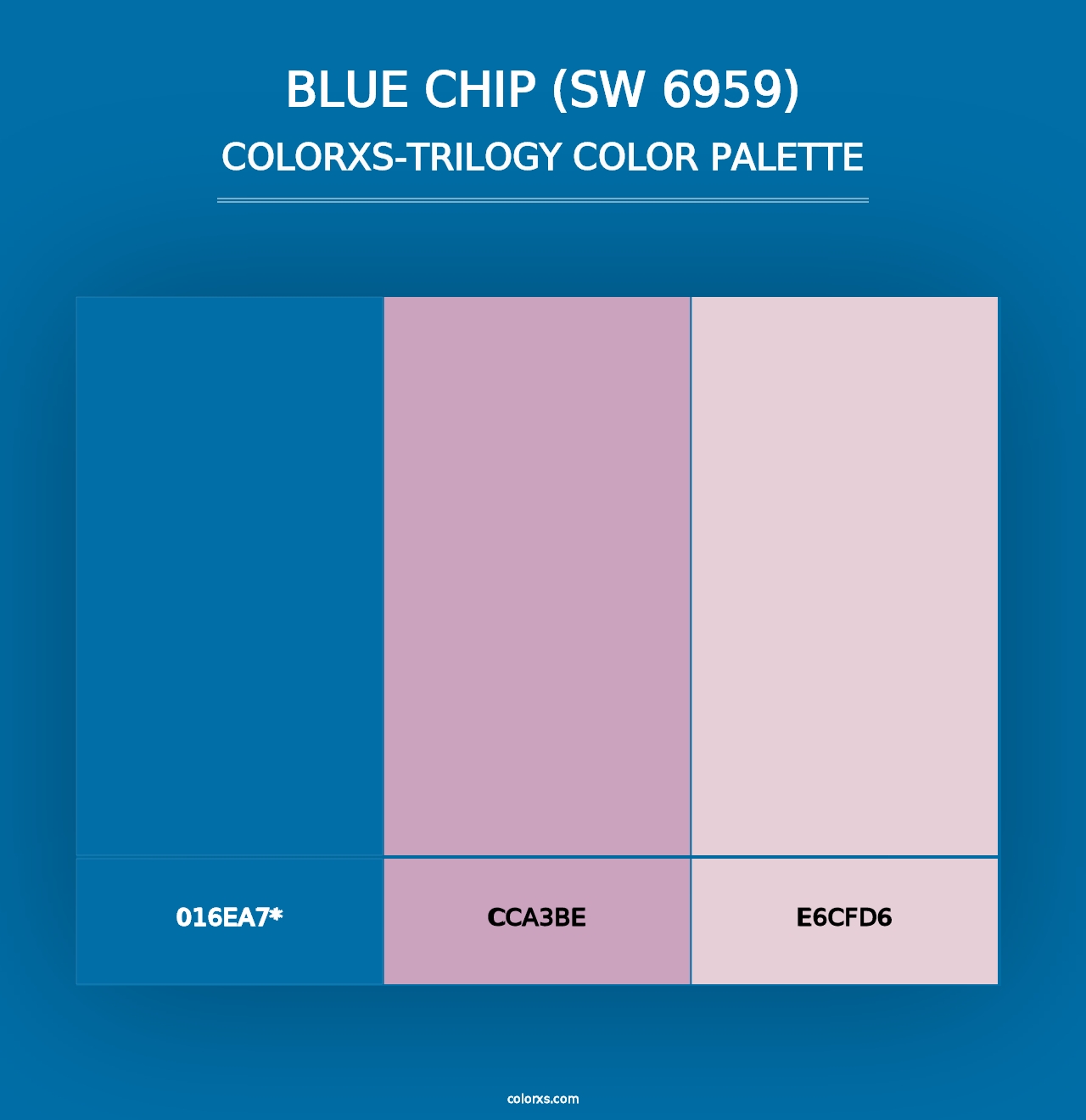 Blue Chip (SW 6959) - Colorxs Trilogy Palette