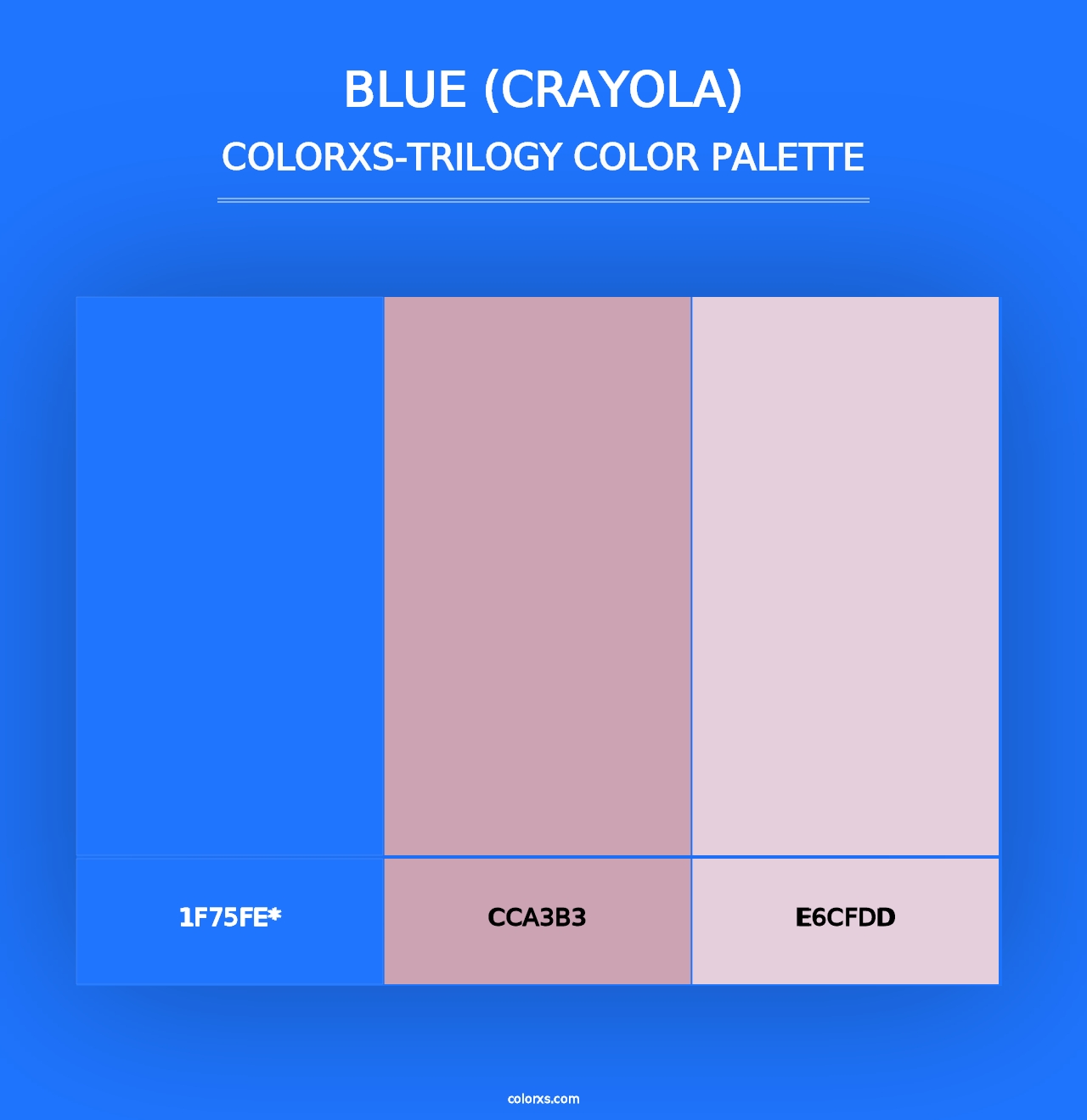 Blue (Crayola) - Colorxs Trilogy Palette