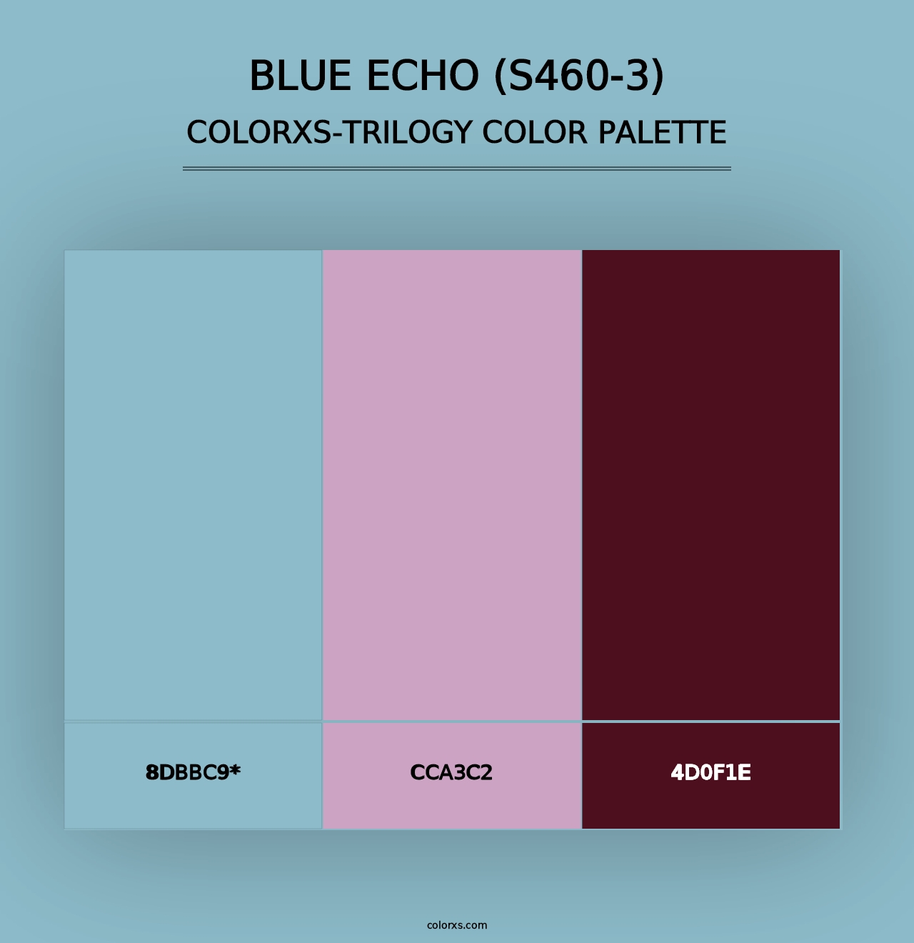 Blue Echo (S460-3) - Colorxs Trilogy Palette