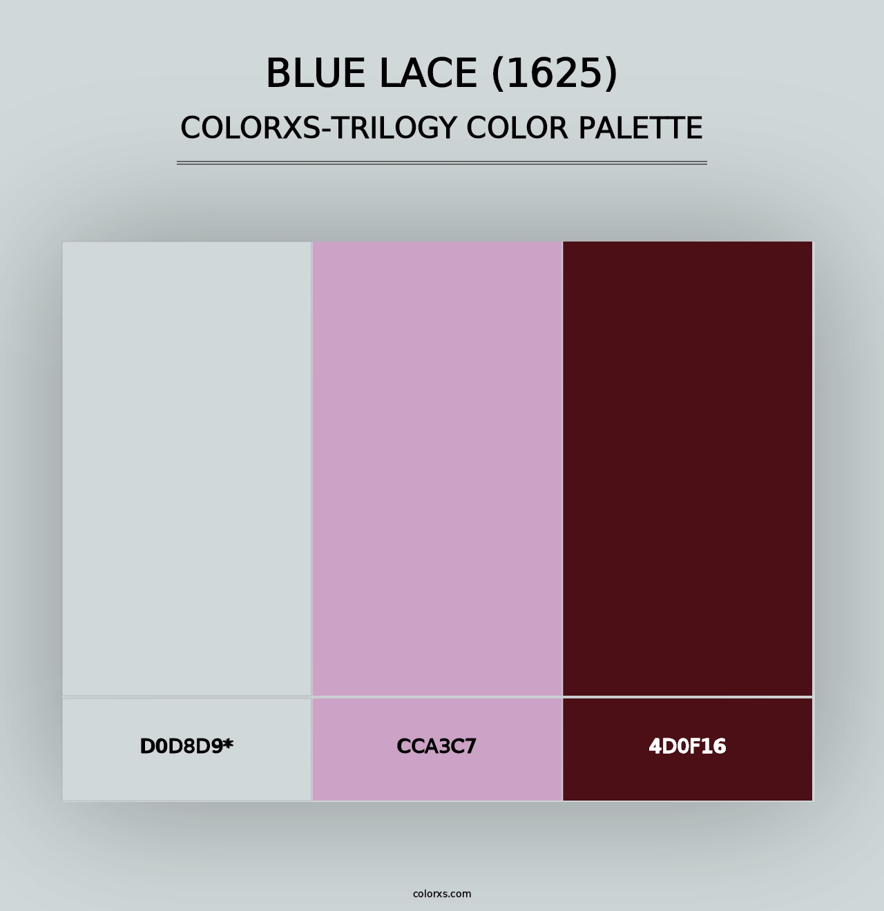 Blue Lace (1625) - Colorxs Trilogy Palette