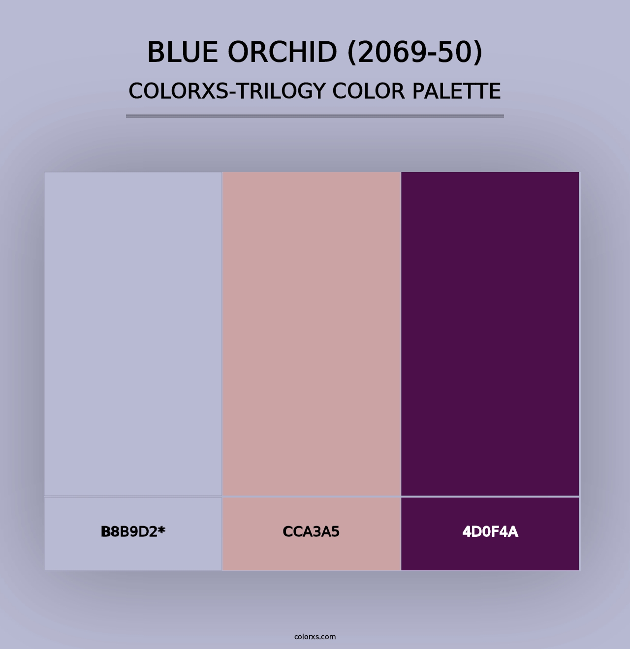 Blue Orchid (2069-50) - Colorxs Trilogy Palette