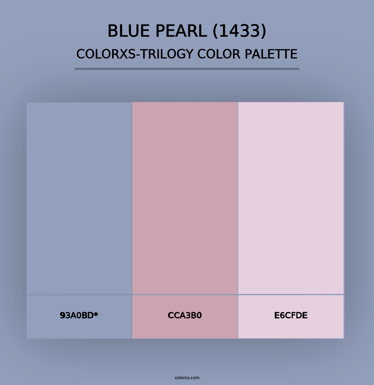 Blue Pearl (1433) - Colorxs Trilogy Palette