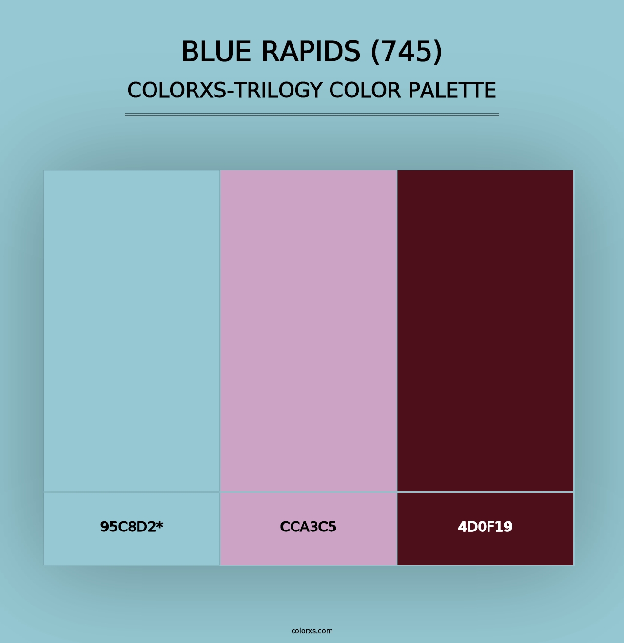 Blue Rapids (745) - Colorxs Trilogy Palette