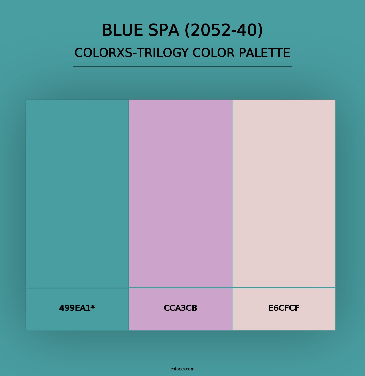 Blue Spa (2052-40) - Colorxs Trilogy Palette