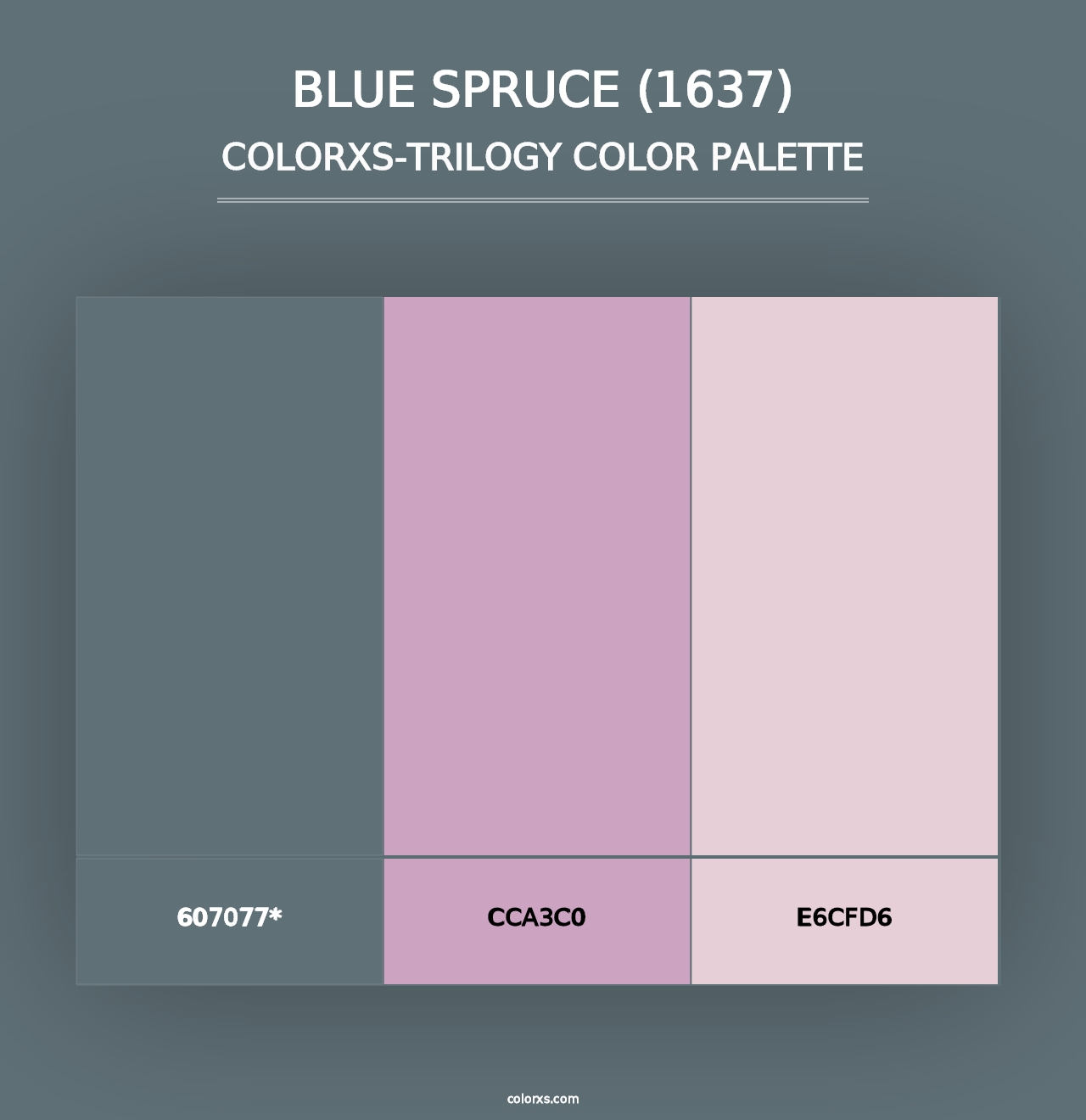 Blue Spruce (1637) - Colorxs Trilogy Palette