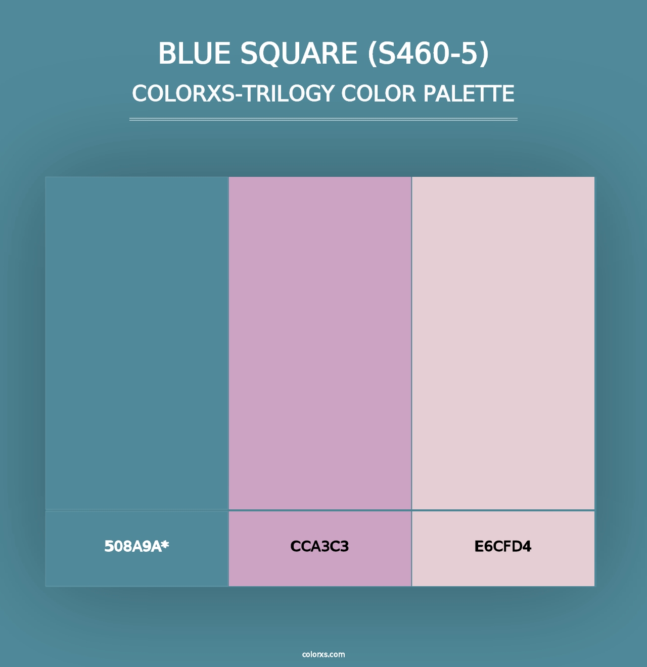 Blue Square (S460-5) - Colorxs Trilogy Palette