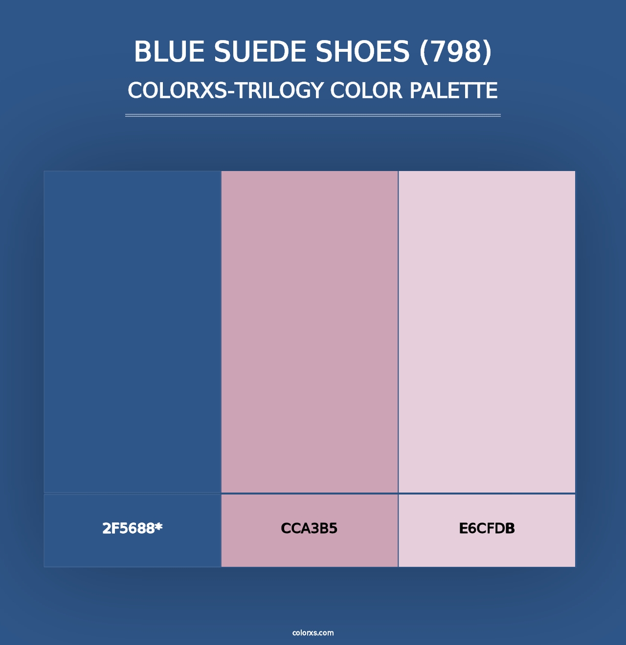 Blue Suede Shoes (798) - Colorxs Trilogy Palette