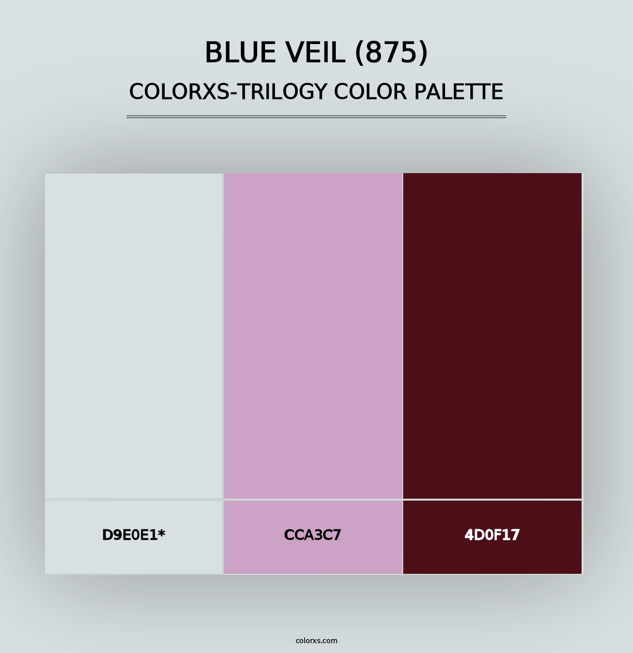 Blue Veil (875) - Colorxs Trilogy Palette