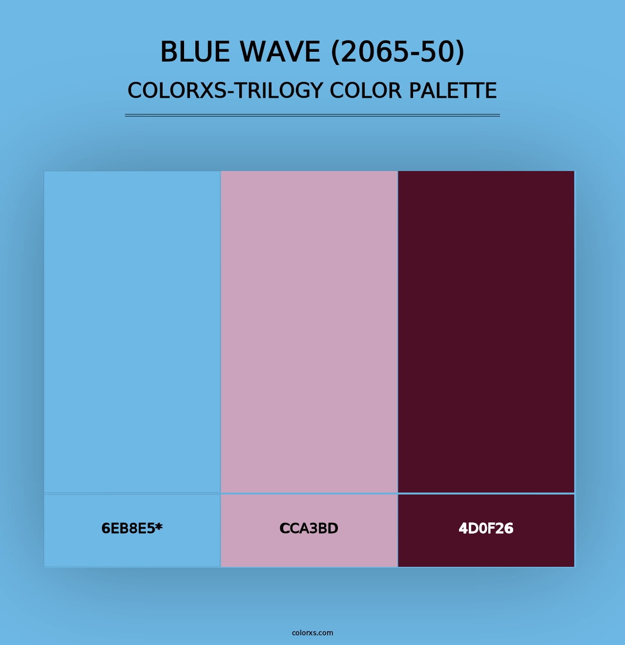 Blue Wave (2065-50) - Colorxs Trilogy Palette