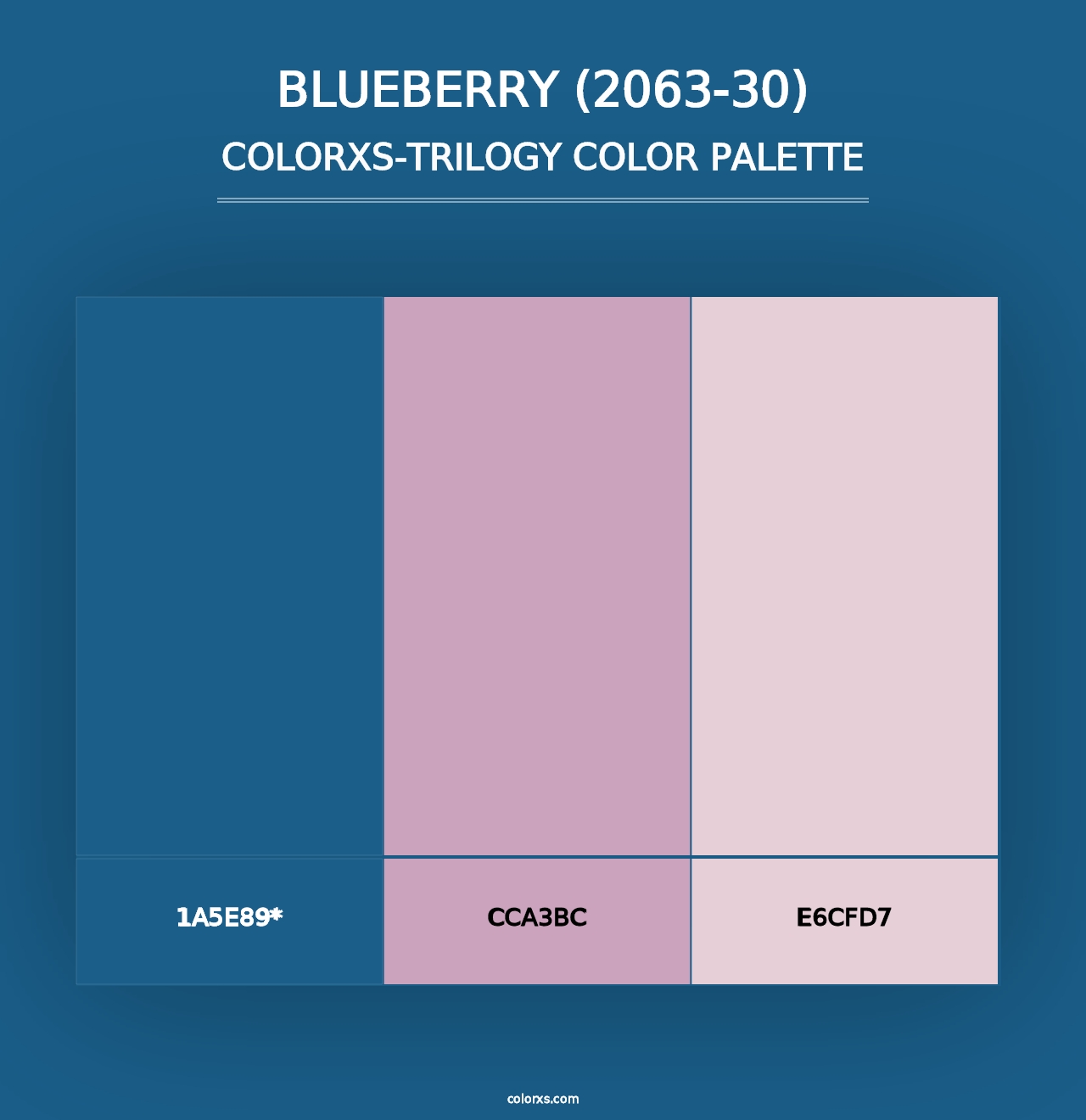 Blueberry (2063-30) - Colorxs Trilogy Palette