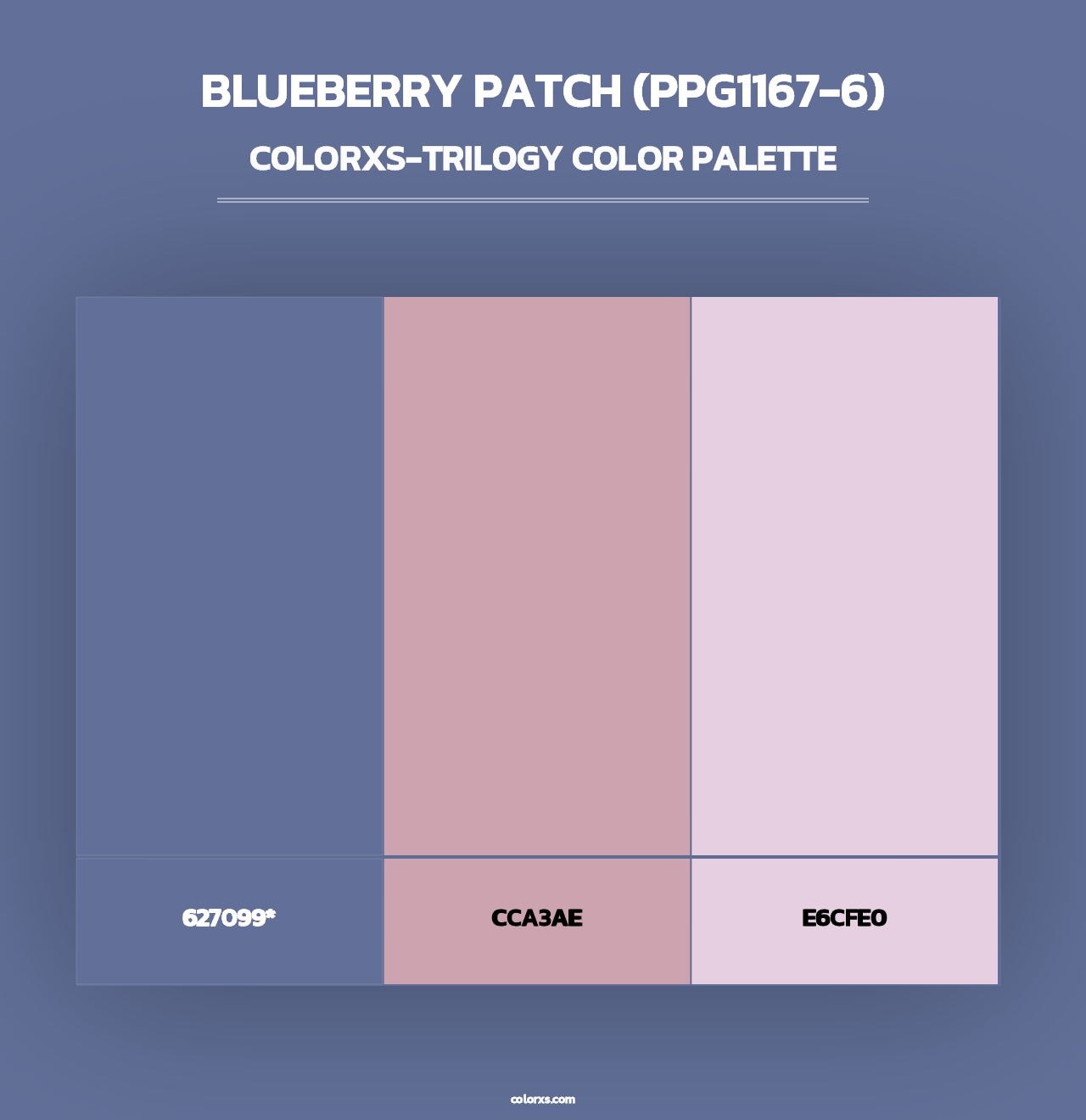 Blueberry Patch (PPG1167-6) - Colorxs Trilogy Palette