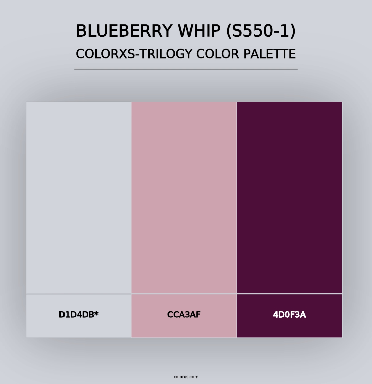 Blueberry Whip (S550-1) - Colorxs Trilogy Palette