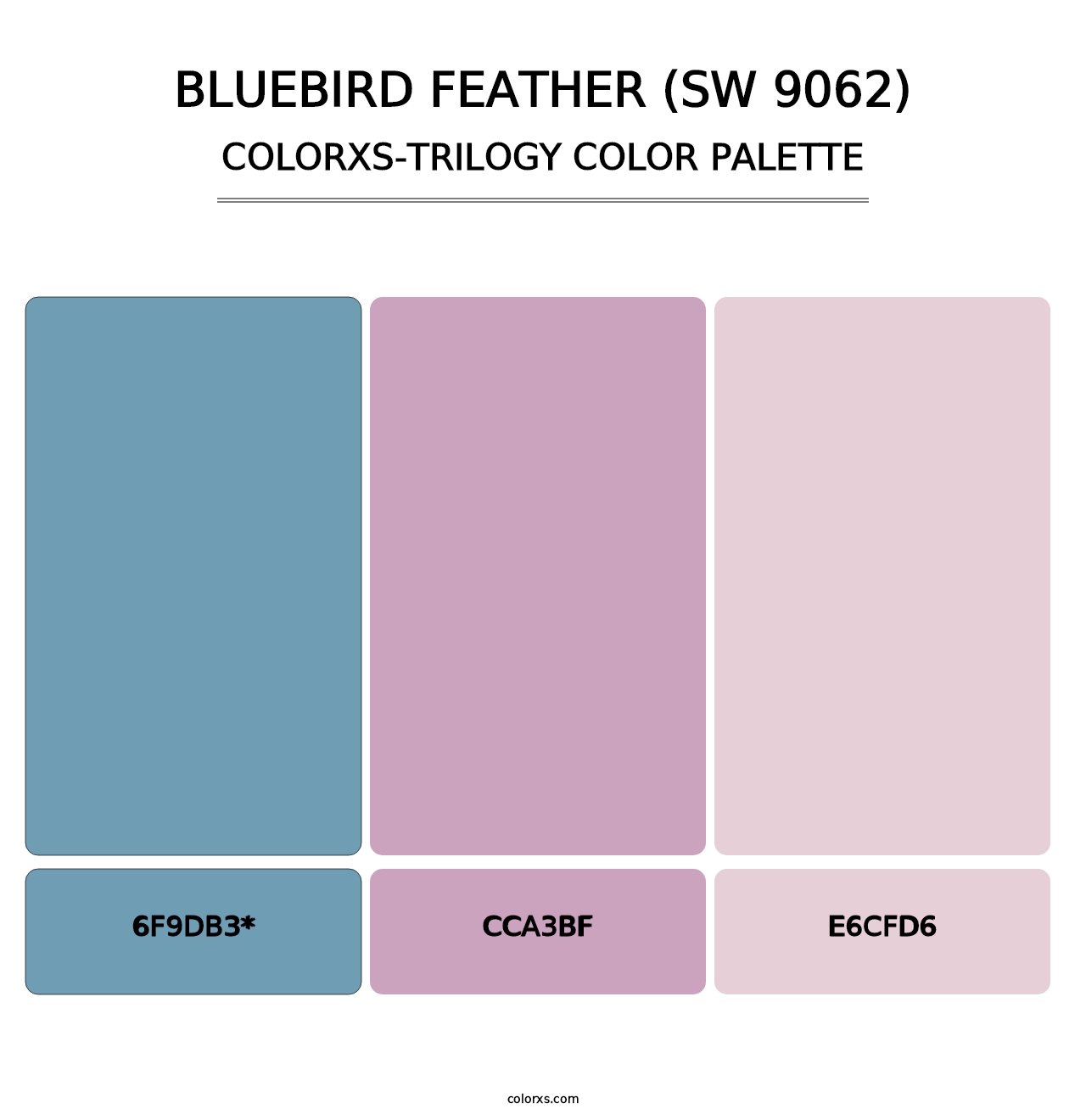 Bluebird Feather (SW 9062) - Colorxs Trilogy Palette