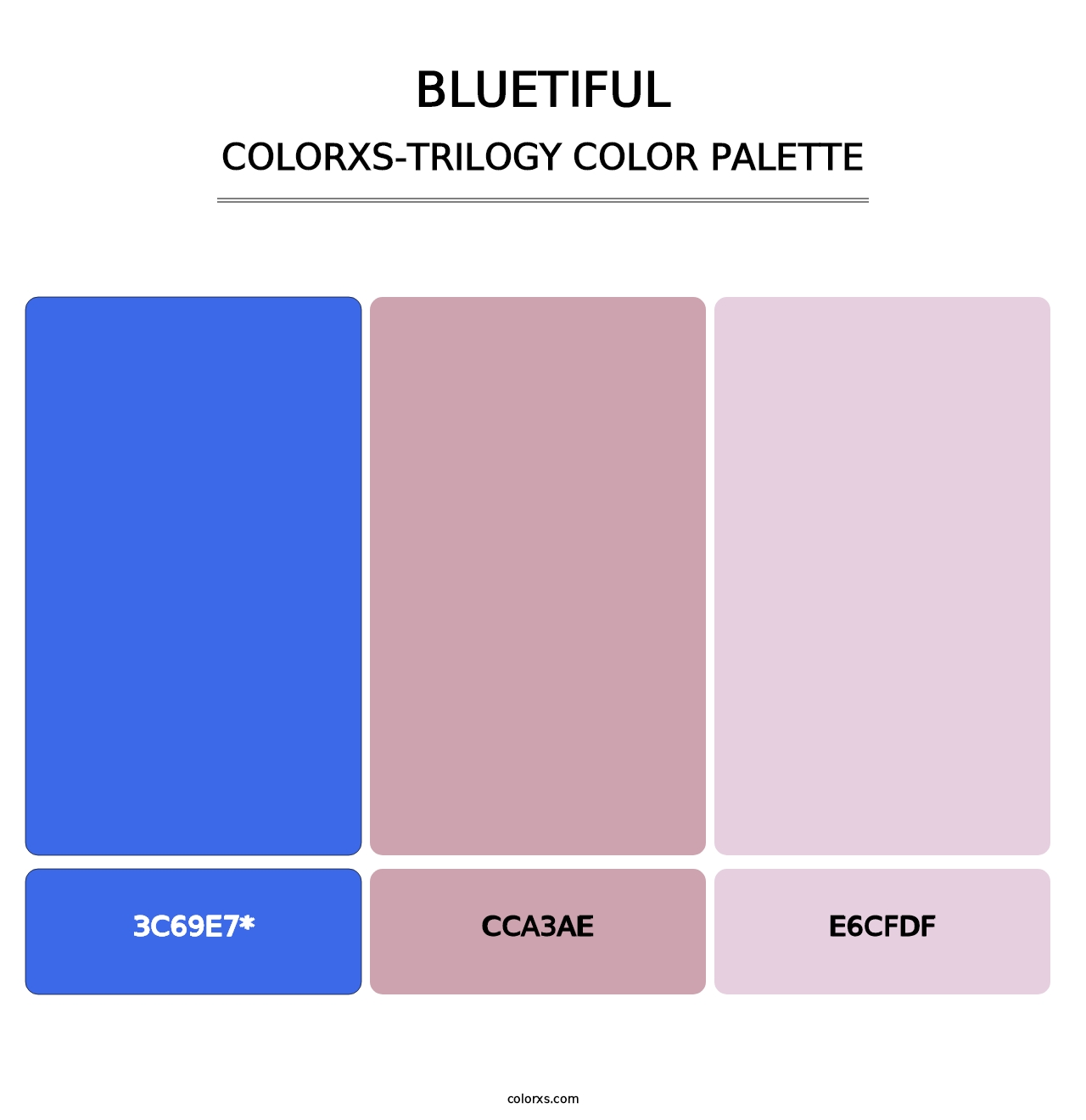 Bluetiful - Colorxs Trilogy Palette