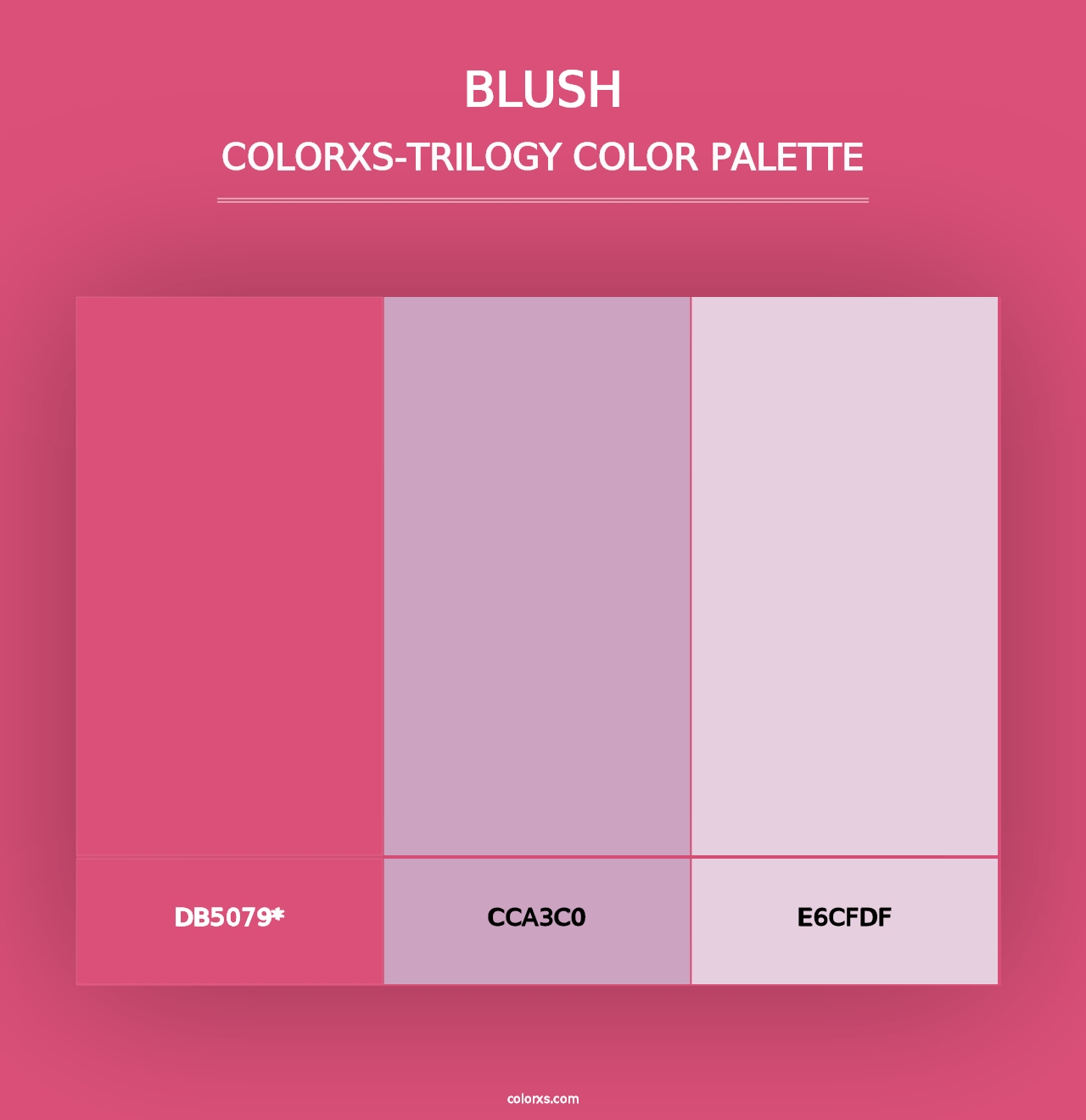 Blush - Colorxs Trilogy Palette