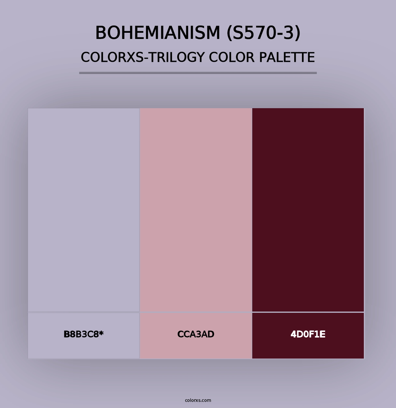 Bohemianism (S570-3) - Colorxs Trilogy Palette