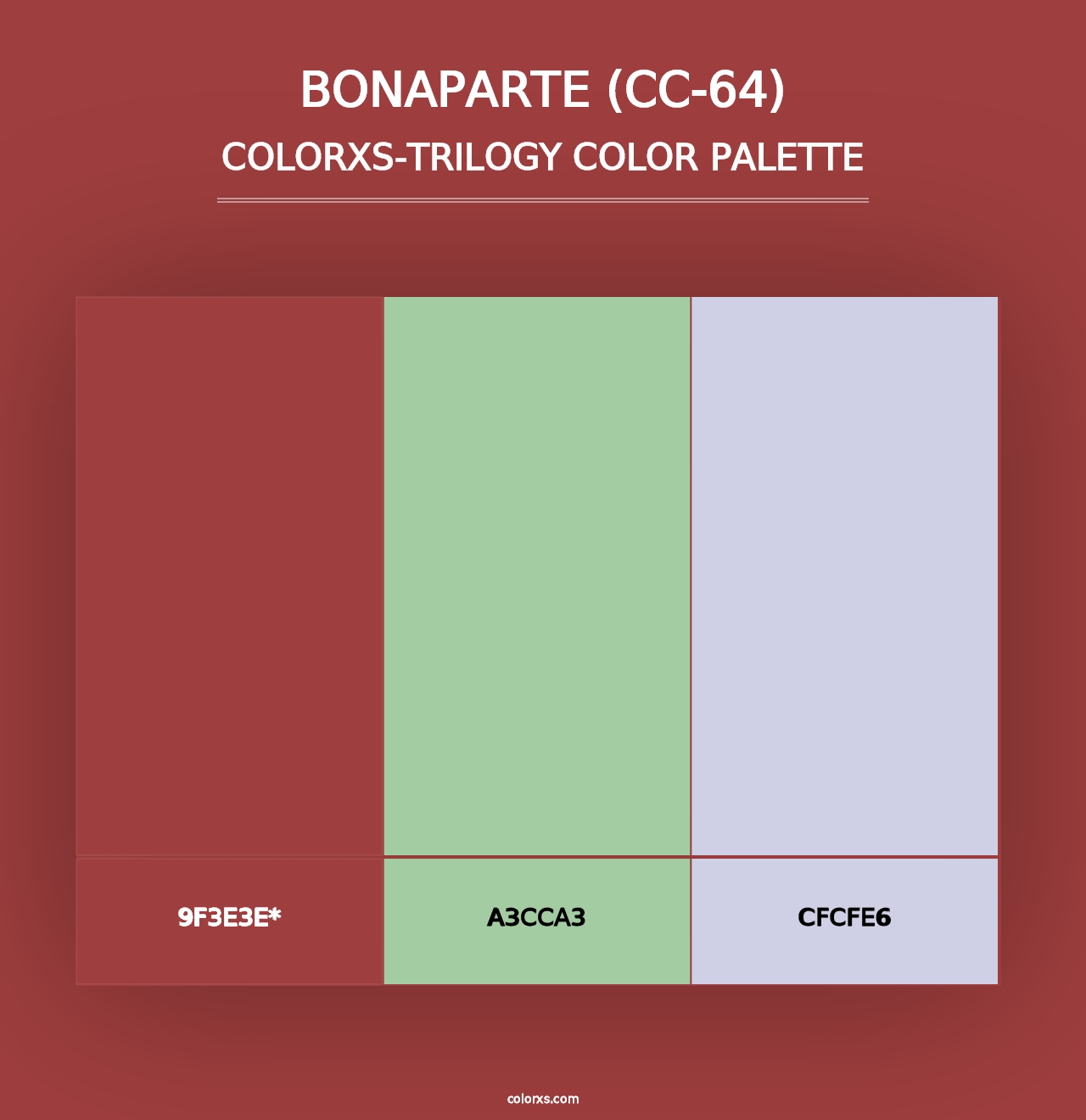 Bonaparte (CC-64) - Colorxs Trilogy Palette