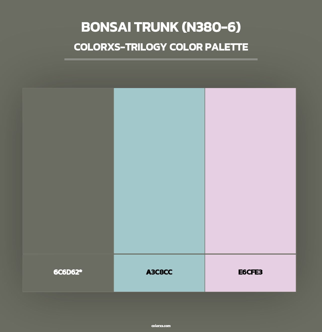 Bonsai Trunk (N380-6) - Colorxs Trilogy Palette