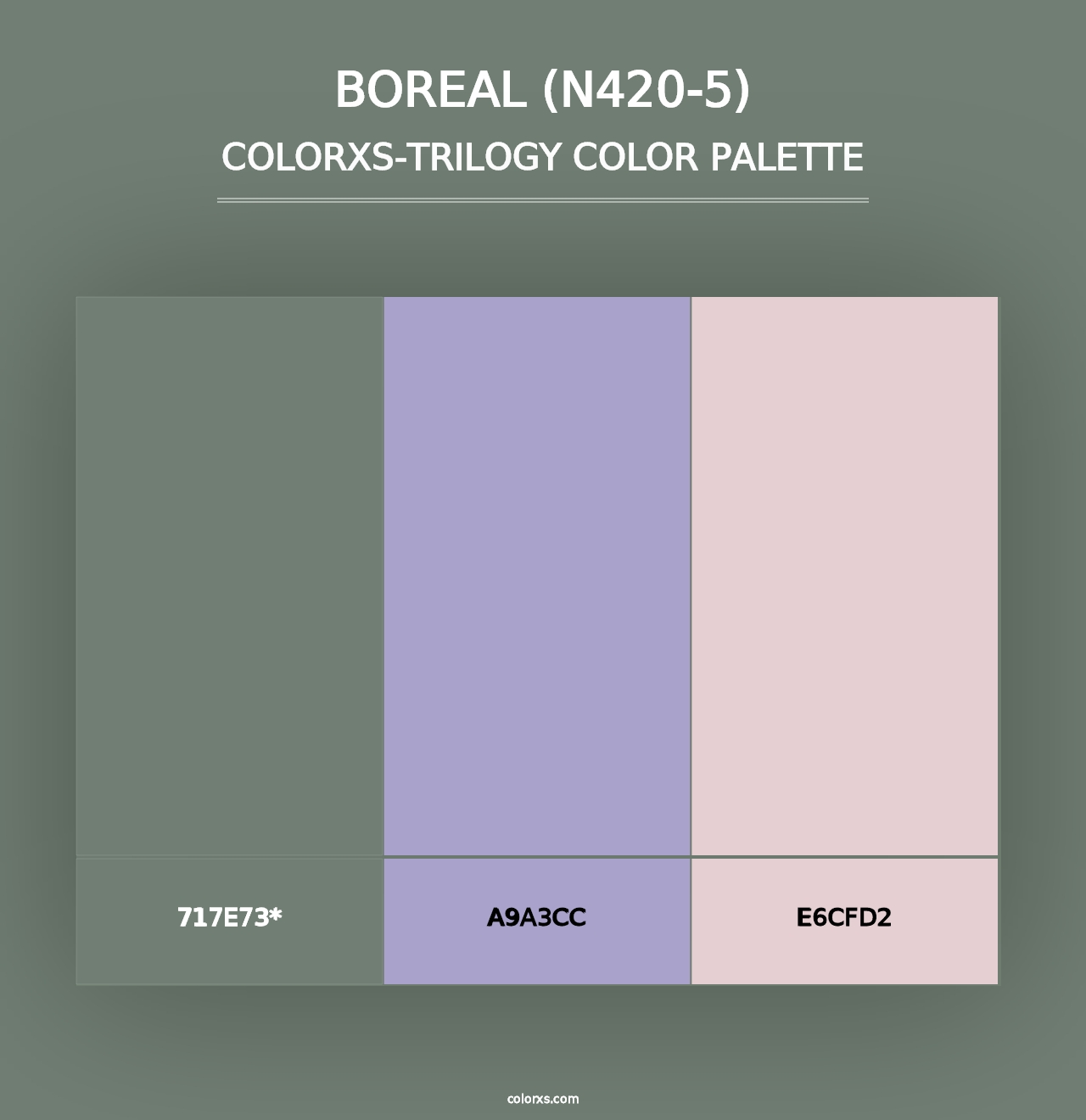 Boreal (N420-5) - Colorxs Trilogy Palette