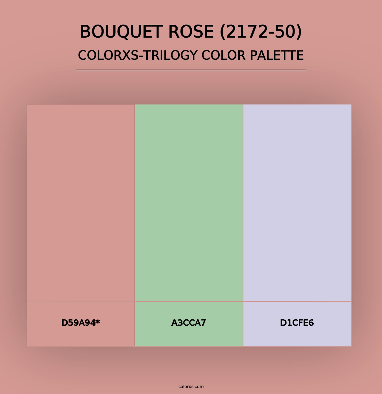 Bouquet Rose (2172-50) - Colorxs Trilogy Palette