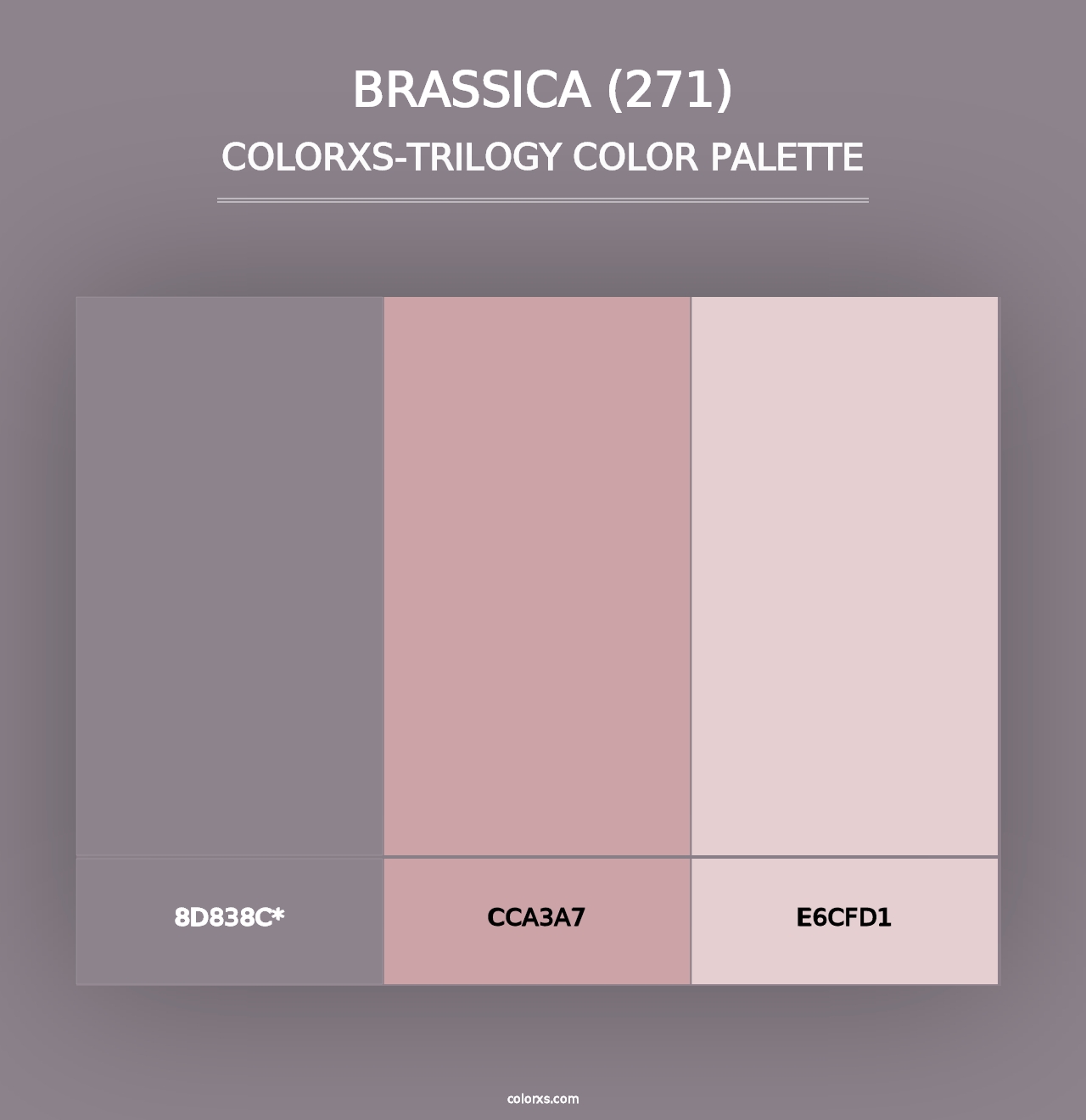 Brassica (271) - Colorxs Trilogy Palette