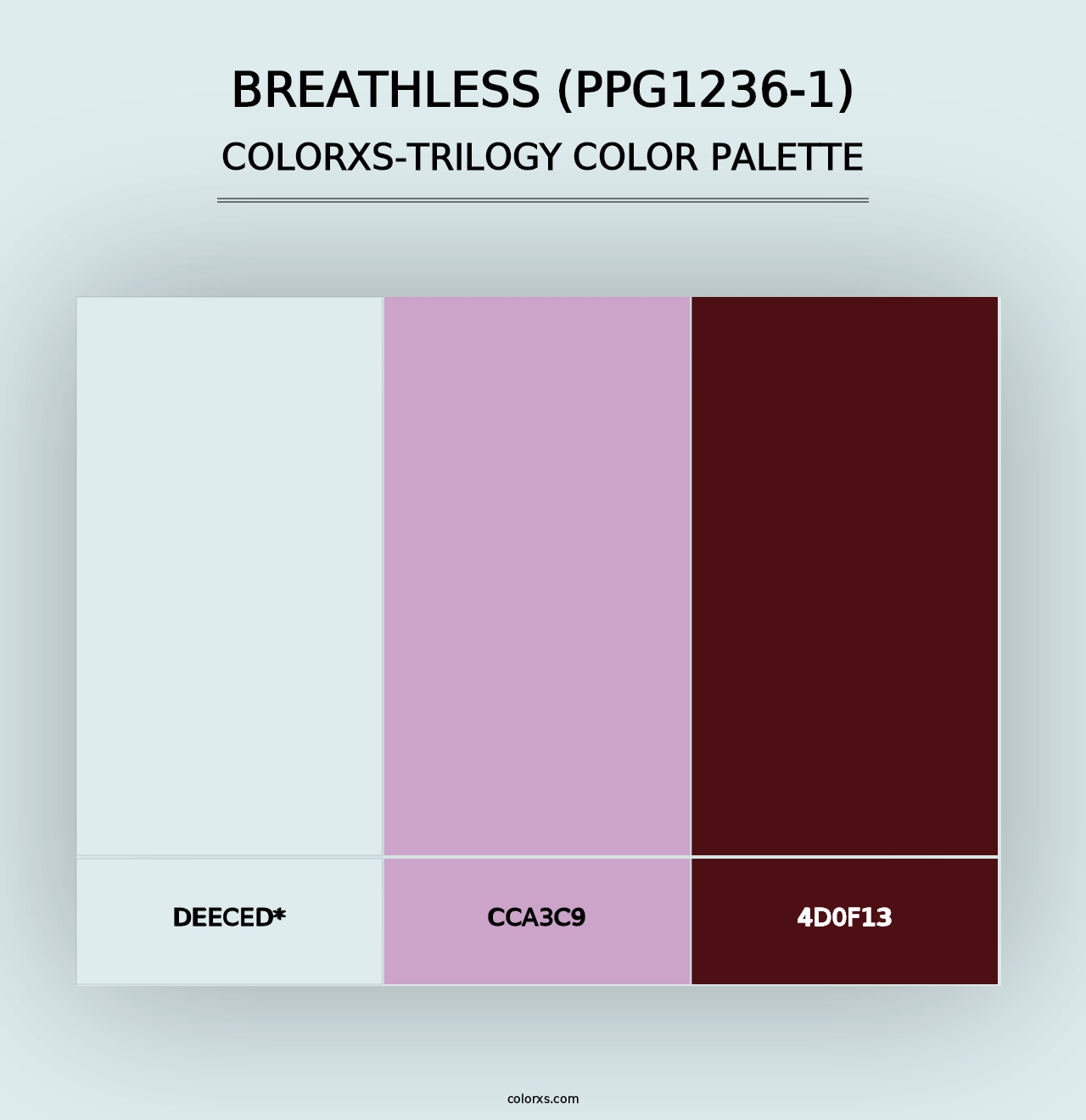 Breathless (PPG1236-1) - Colorxs Trilogy Palette