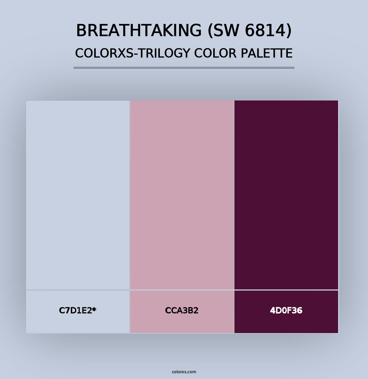 Breathtaking (SW 6814) - Colorxs Trilogy Palette