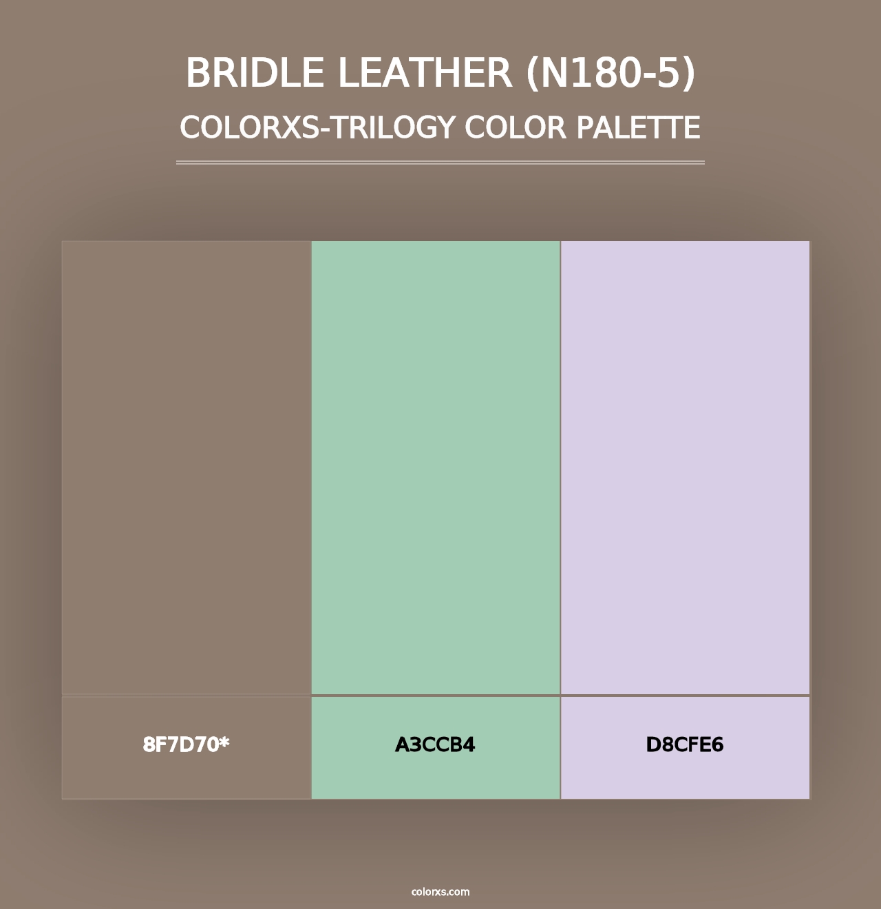 Bridle Leather (N180-5) - Colorxs Trilogy Palette