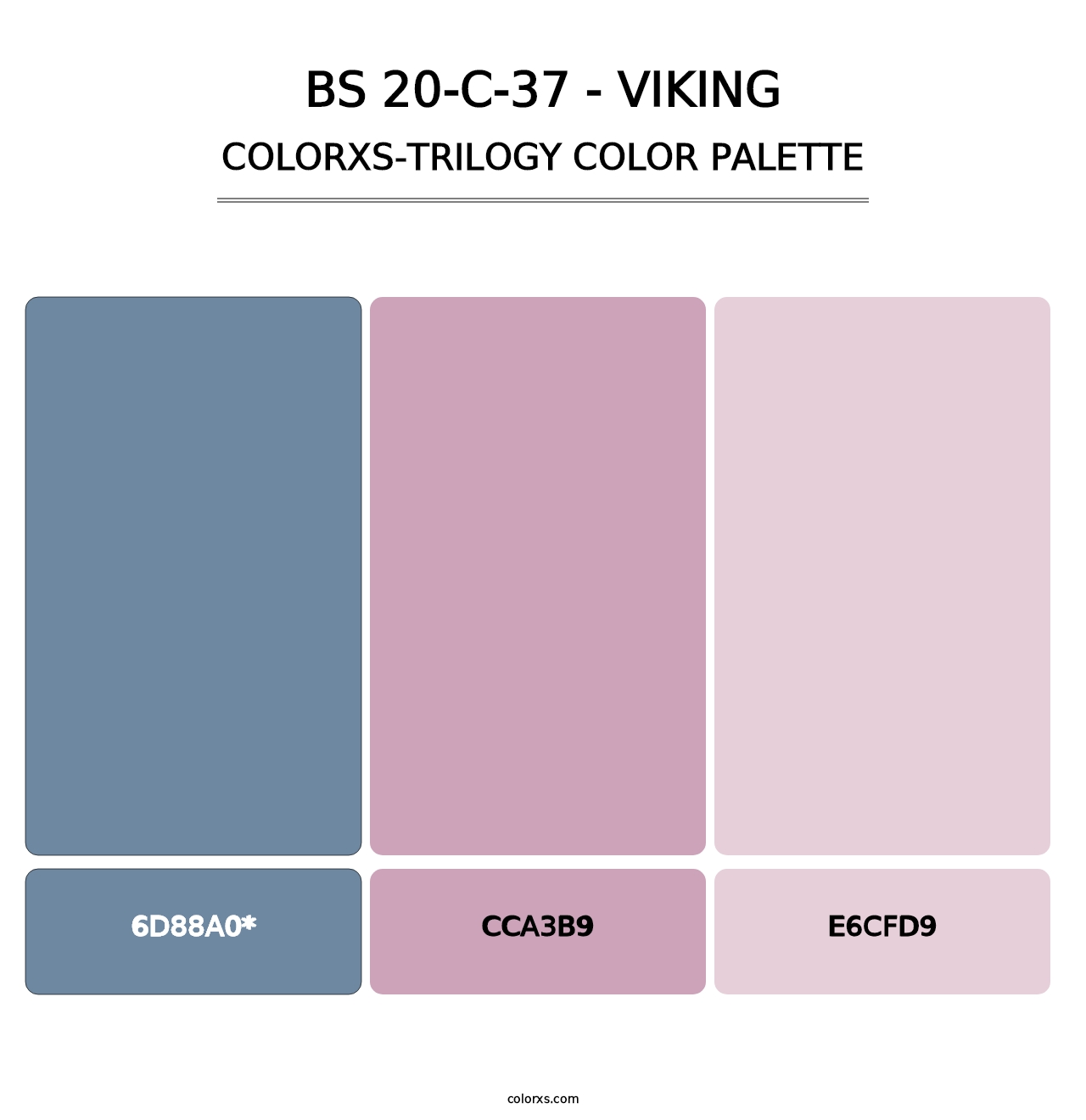 BS 20-C-37 - Viking - Colorxs Trilogy Palette