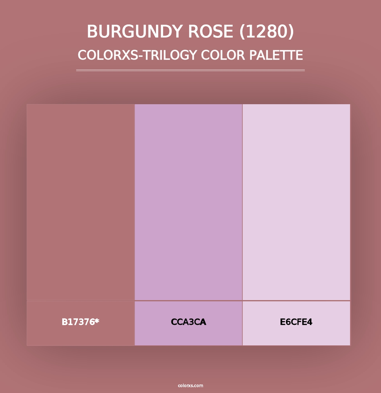 Burgundy Rose (1280) - Colorxs Trilogy Palette